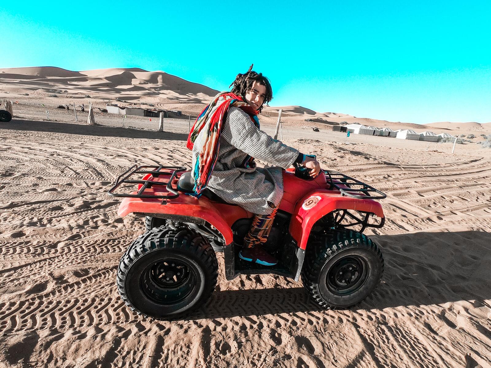 Piste de sable pour quad
