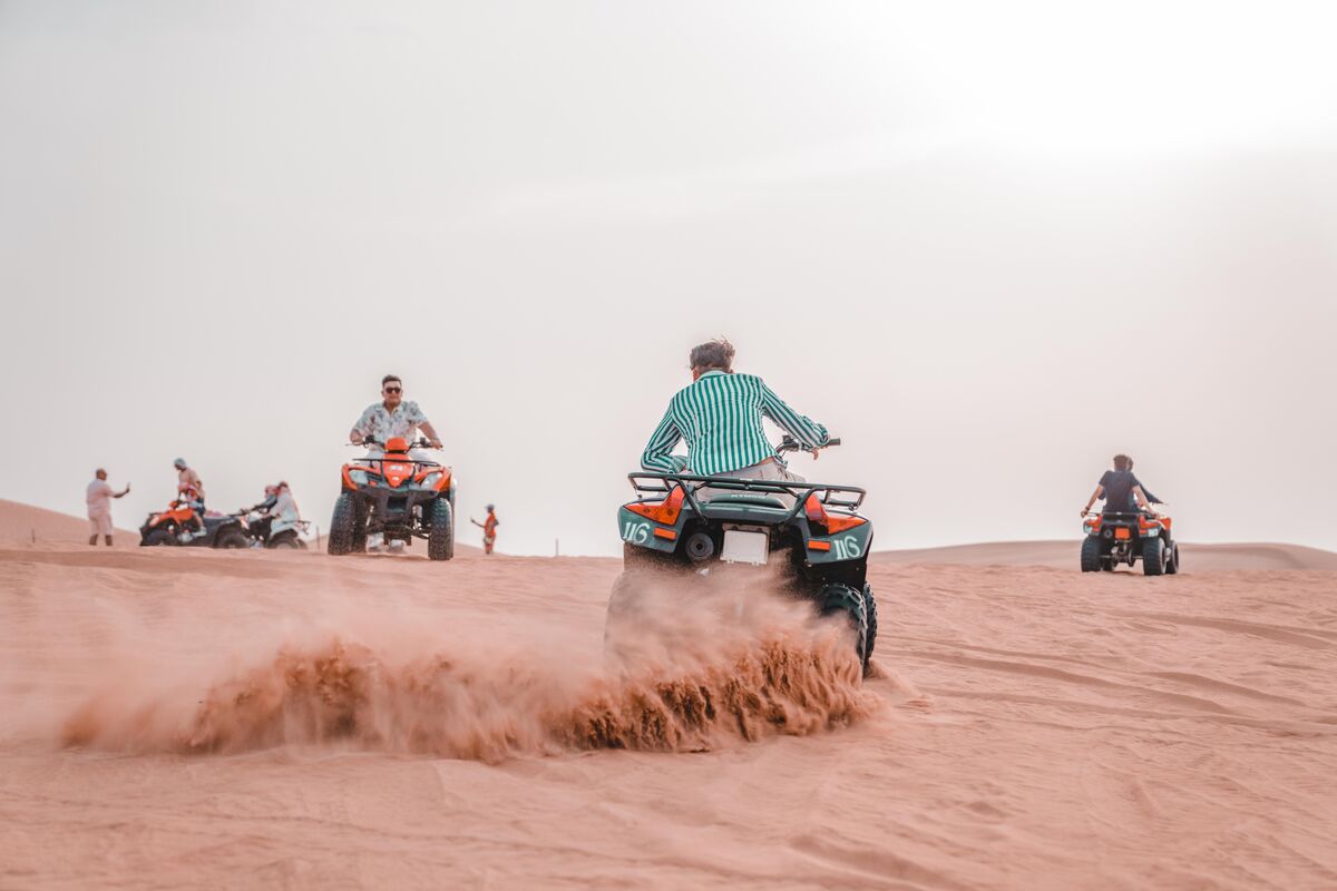 Quad dans les dunes près d'Essaouira