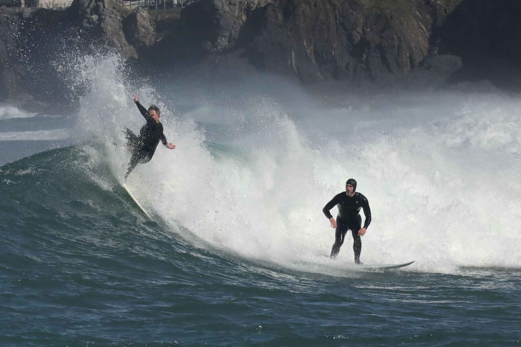 Surfeur débutant à Essaouira